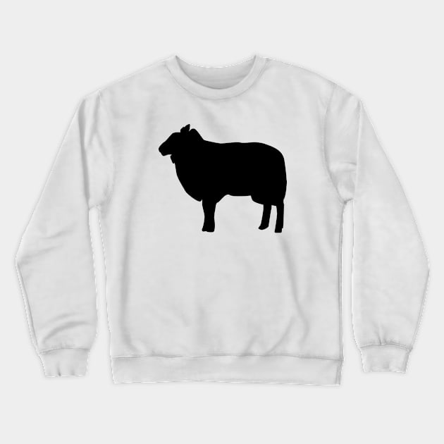 Sheep Silhouette Crewneck Sweatshirt by KC Happy Shop